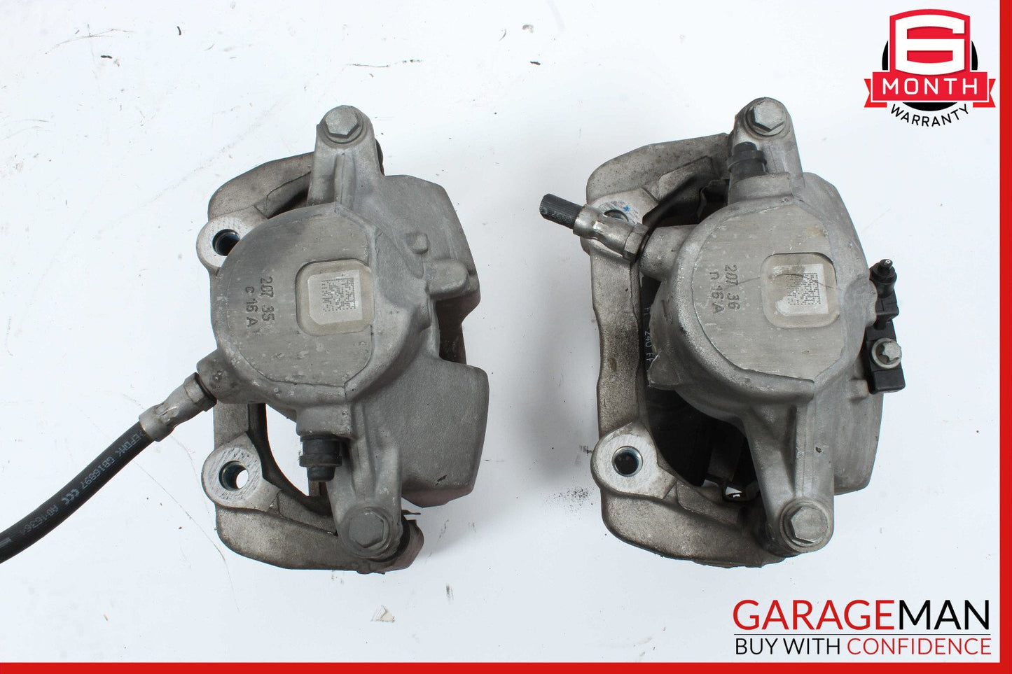 08-14 Mercedes W204 C300 C250 Front Brake Calipers Left and Right Set OEM