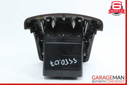 07-13 Mercedes W221 S550 Rear Center Console AC A/C Air Vent Trim Panel Wood