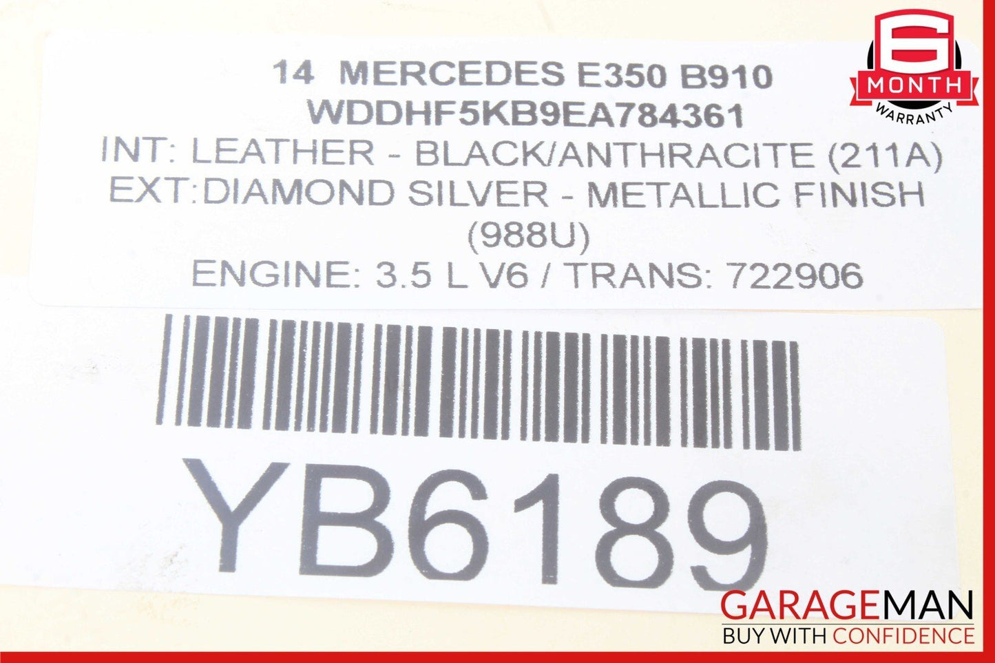 08-18 Mercedes W212 E350 C350 CLS550 Rear Right Side Door Controller Module OEM