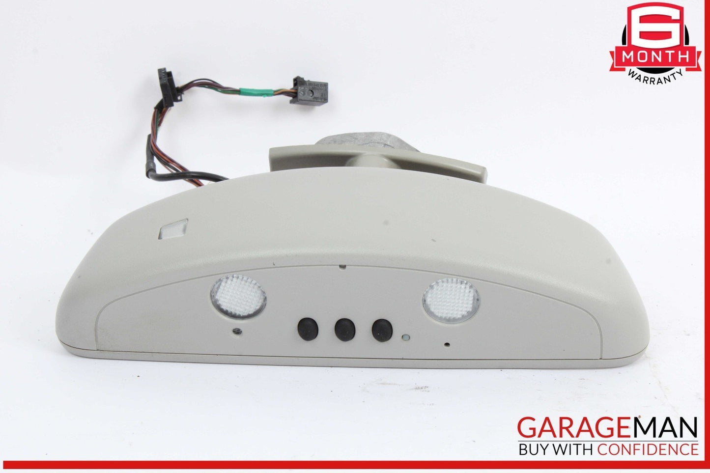 10-14 Mercedes W221 S550 CL550 Front Upper Interior Rear View Mirror Gray OEM