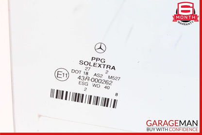 03-09 Mercedes W211 E55 AMG E500 Rear Right Side Door Window Auto Glass OEM