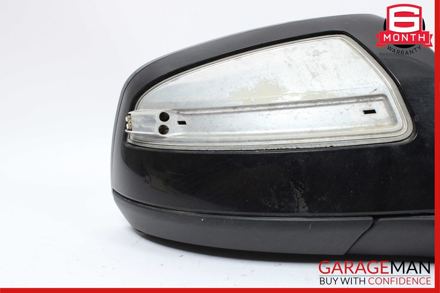 08-09 Mercedes W204 C300 C63 AMG Front Right Side Rear View Door Mirror Black
