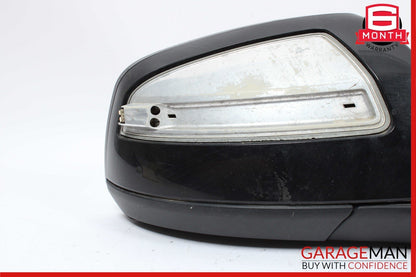 08-09 Mercedes W204 C300 C63 AMG Front Right Side Rear View Door Mirror Black