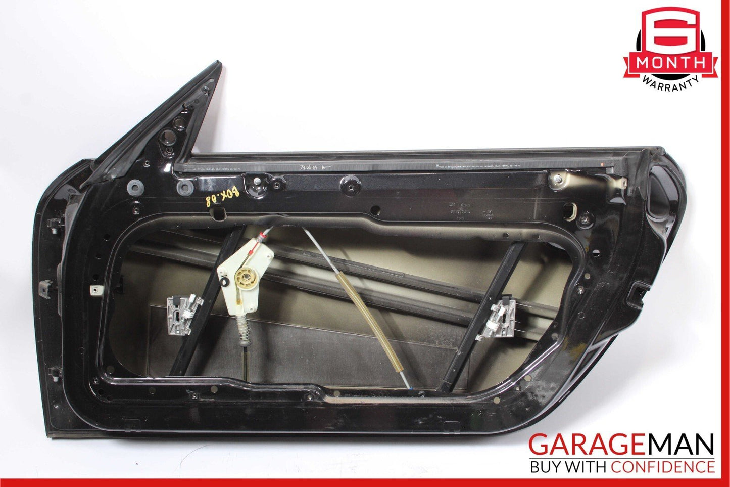 05-12 Porsche Boxster 987 Front Right Side Exterior Door Shell Frame Black OEM
