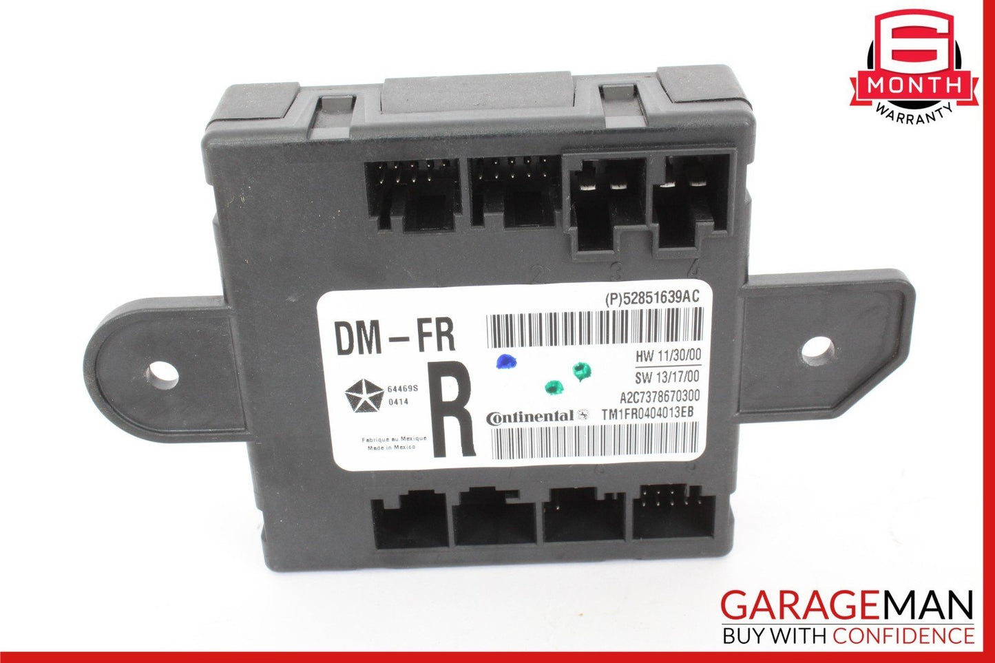 14-17 Maserati Quattroporte Front Right Passenger Side Door Control Module Unit