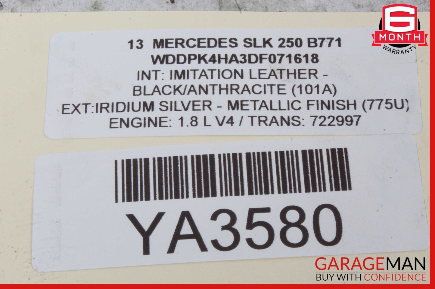 12-16 Mercedes R172 SLK250 SLK350 Center Console Shifter Indicator OEM