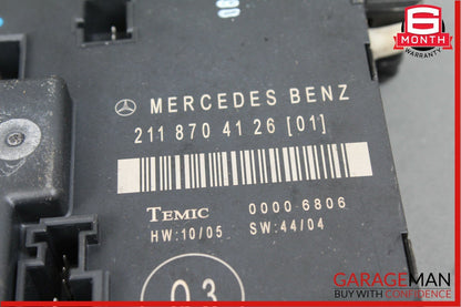 03-09 Mercedes W211 E550 E350 Rear Right Passenger Side Door Control Module Unit