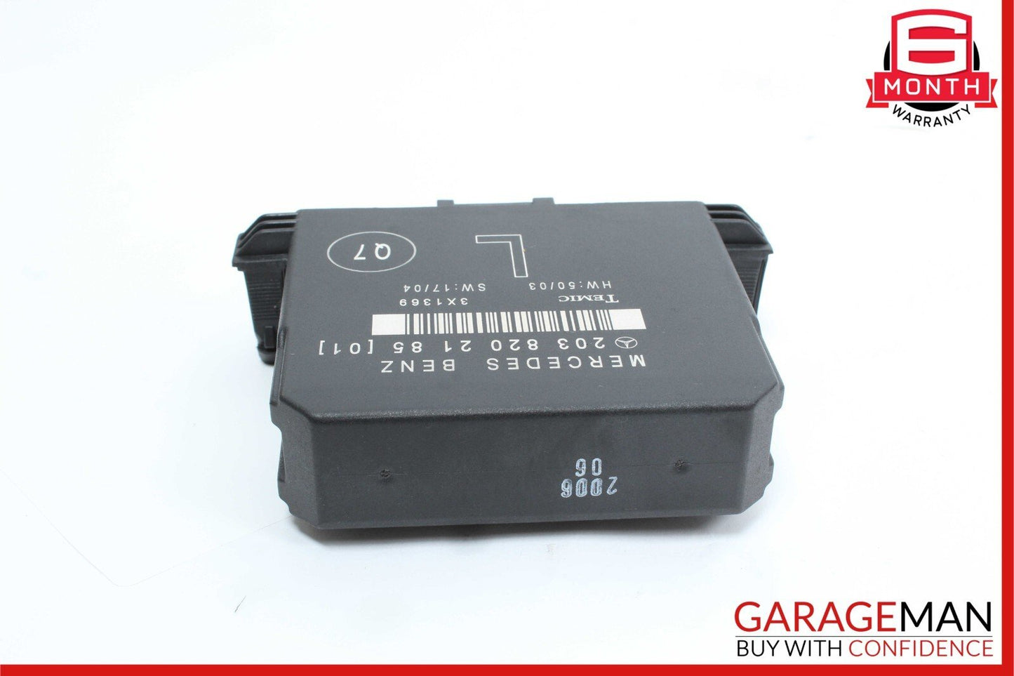 01-07 Mercedes W203 C230 Kompressor Rear Left Side Door Control Module Unit OEM