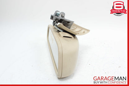 08-14 Mercedes W204 C300 C250 Front Top Upper Rear View Mirror Assy Beige OEM