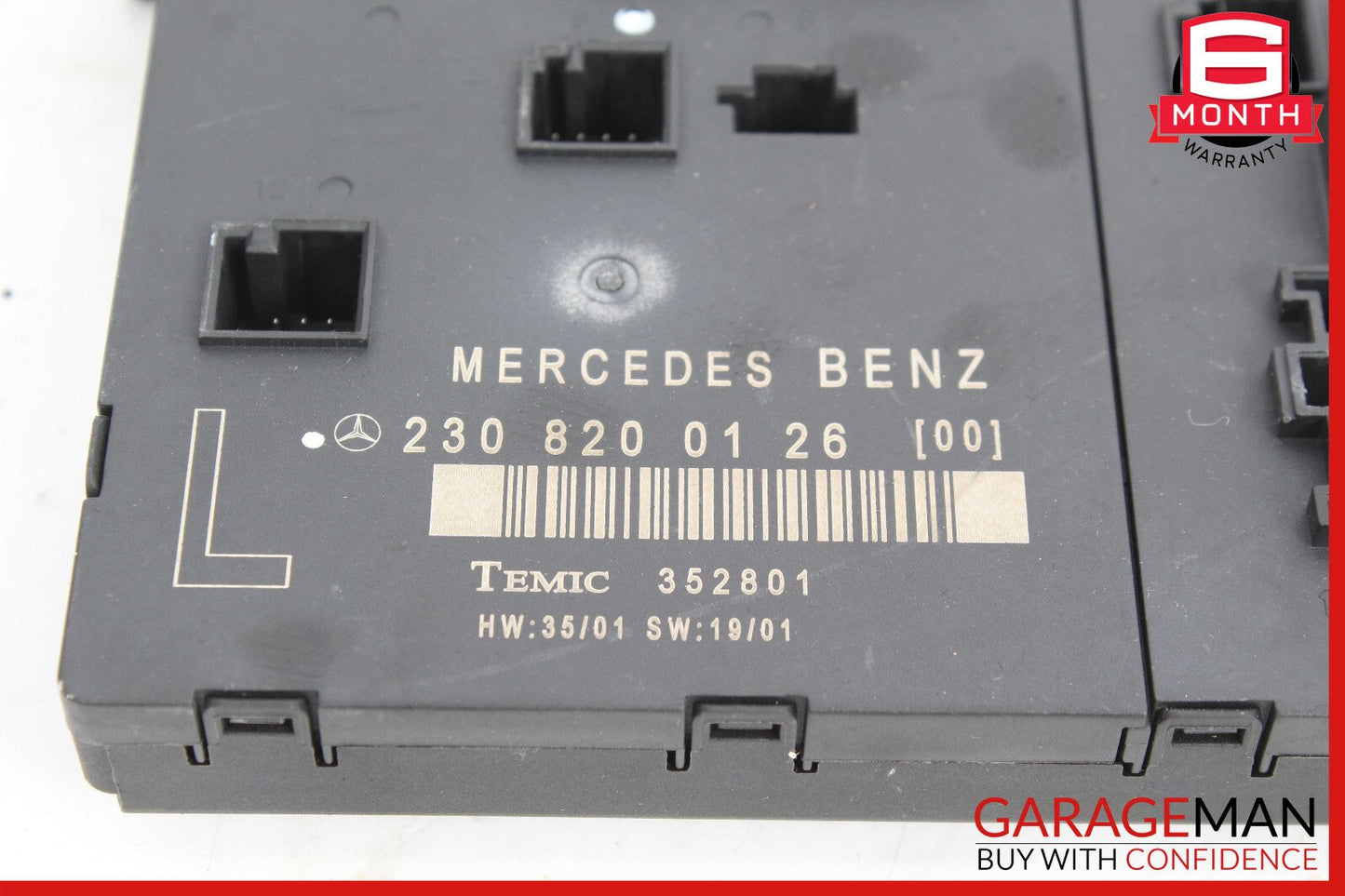 03-12 Mercedes R230 SL550 SL55 AMG SL550 Door Control Module Left Side OEM