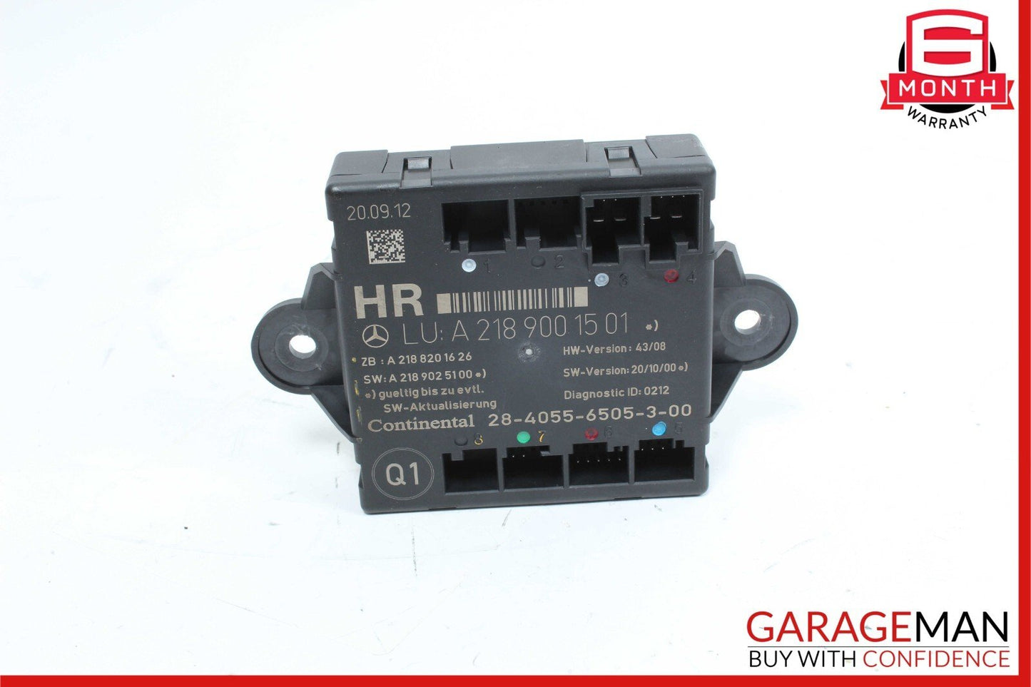08-18 Mercedes W212 E350 4Matic Rear Right Side Door Control Module OEM