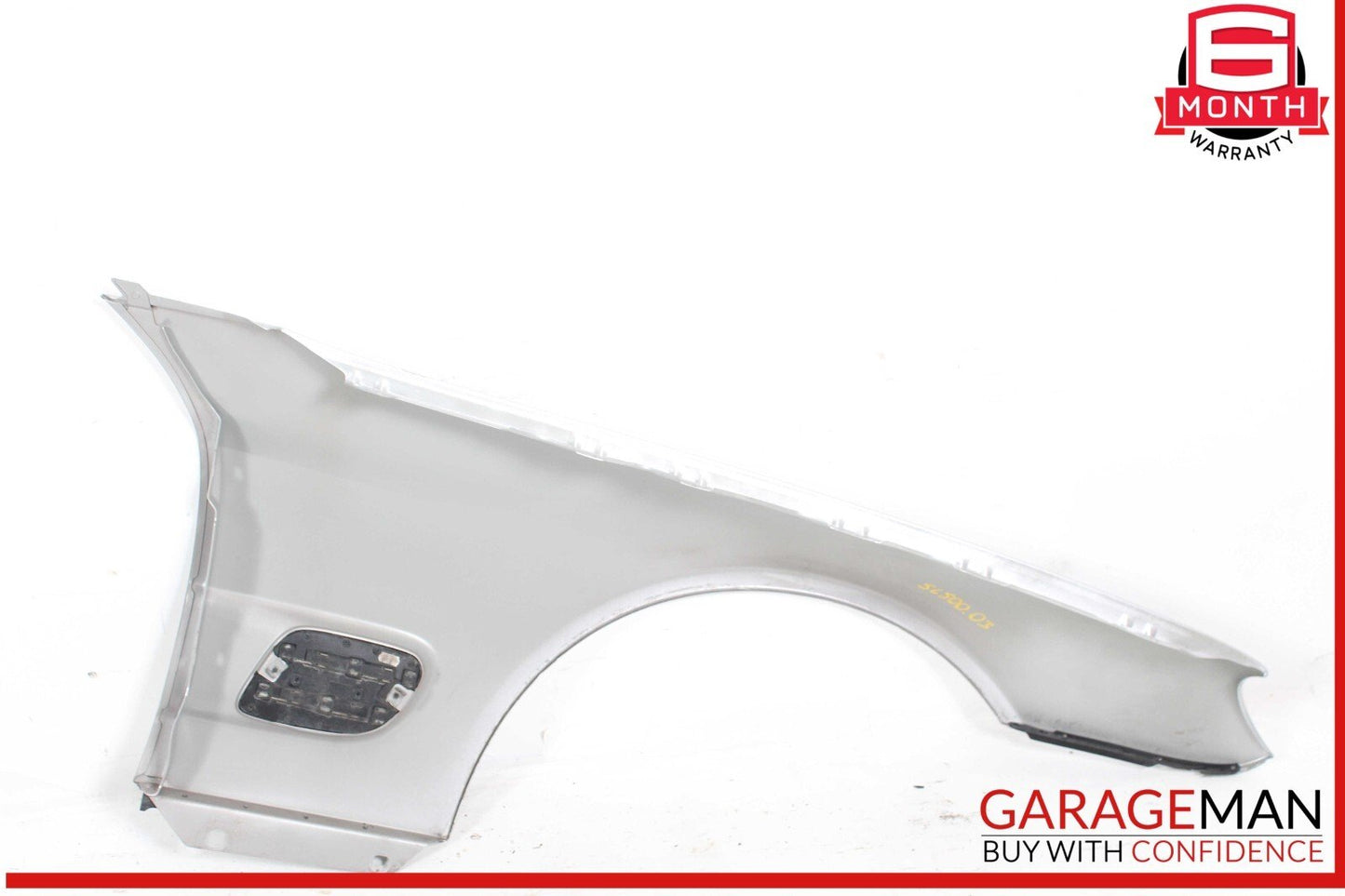 03-08 Mercedes R230 SL500 SL600 Front Left Driver Side Fender Panel Silver OEM