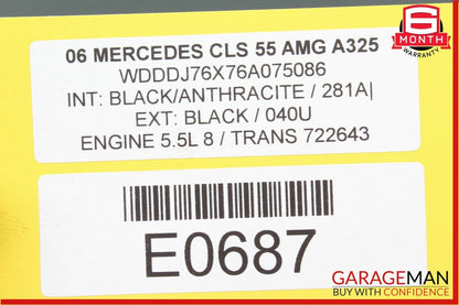06-11 Mercedes W219 CLS55 Rear Right Door Control Module 2198200326 OEM