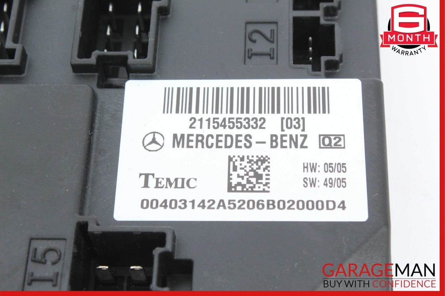03-11 Mercedes W219 CLS550 E350 E550 BCM Body Control Module Unit OEM