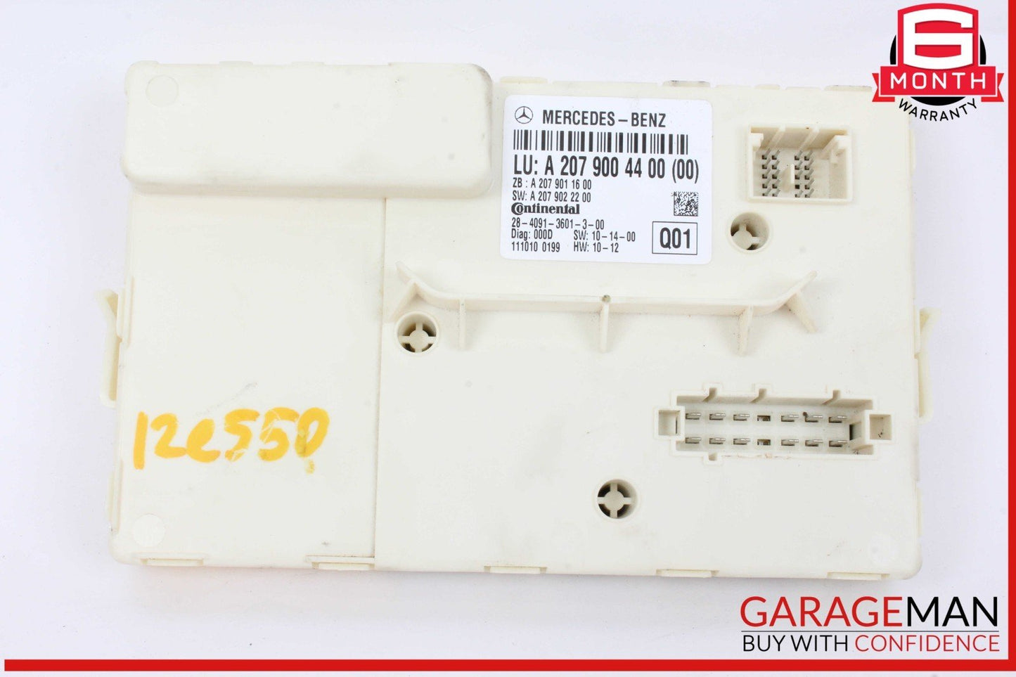10-17 Mercedes W207 E550 Rear Window Regulator Control Module Unit OEM