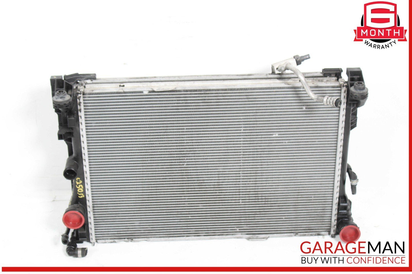 12-15 Mercedes W204 C250 M271 Engine Cooling Radiator AC Air A/C Condenser OEM