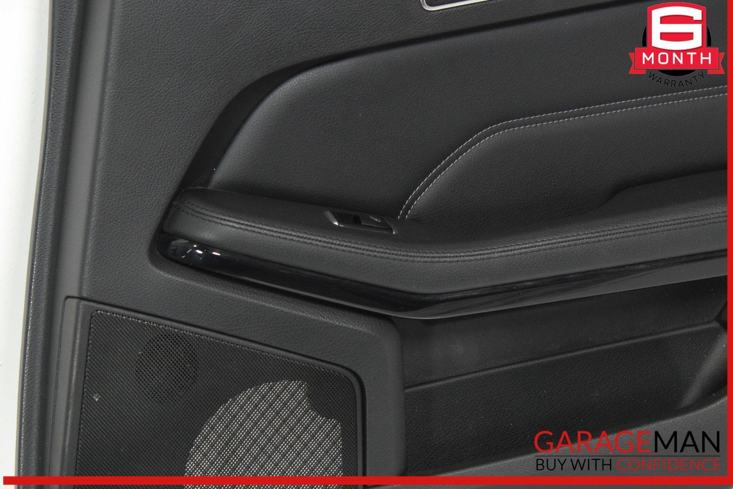 14-16 Mercedes W212 E350 E550 Rear Right Interior Door Panel Leather Black OEM
