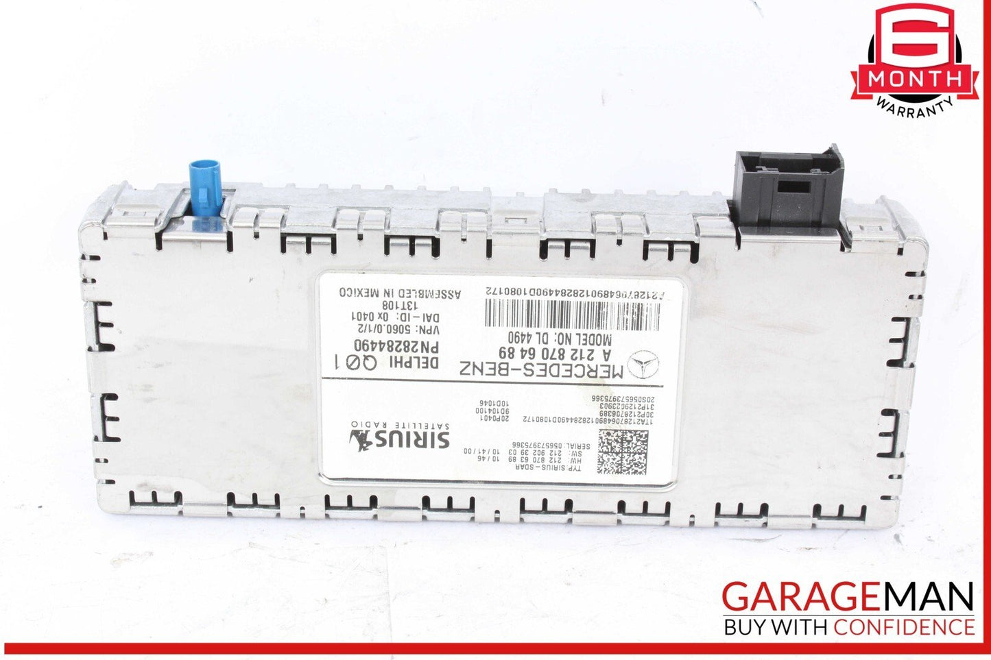 10-17 Mercedes X166 GL450 E350 Sirius Satellite Radio Receiver Module Unit OEM