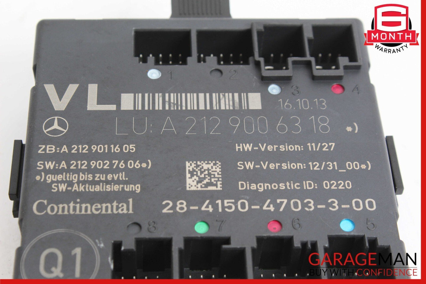 08-15 Mercedes X204 GLK350 C350 Front Left Side Door Control Module Unit OEM