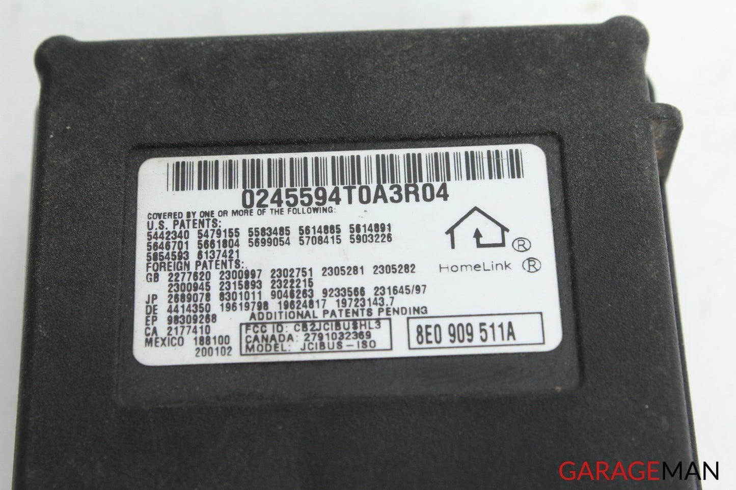 07-09 Audi Q7 Home Link Garage Door Computer Control Module Unit 8E0909511A OEM
