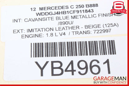 12-15 Mercedes W204 C250 C350 Coupe Front Left Side Door Control Module Unit OEM
