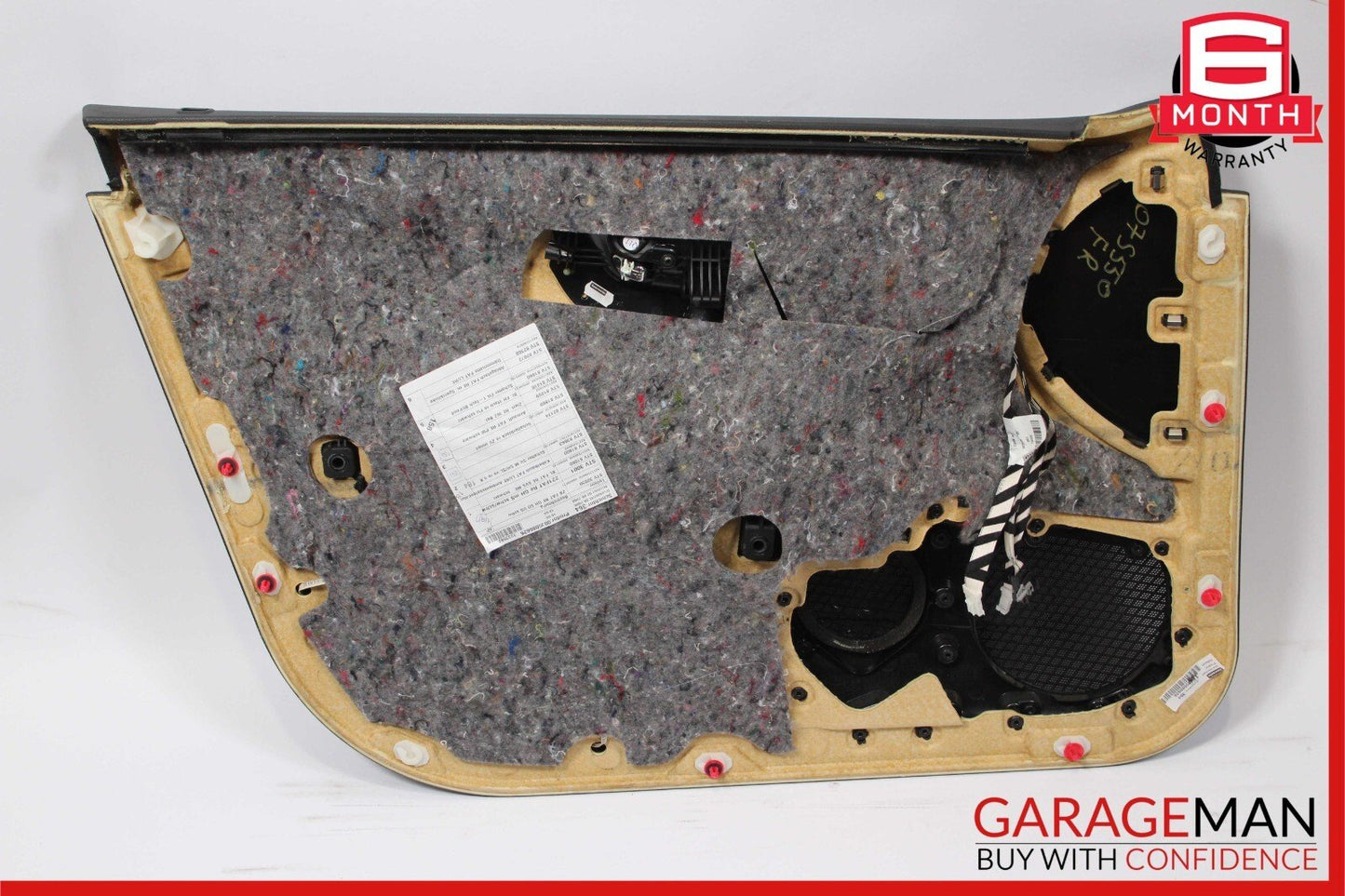 07-09 Mercedes W221 S550 Front Right Passenger Interior Door Panel Black OEM
