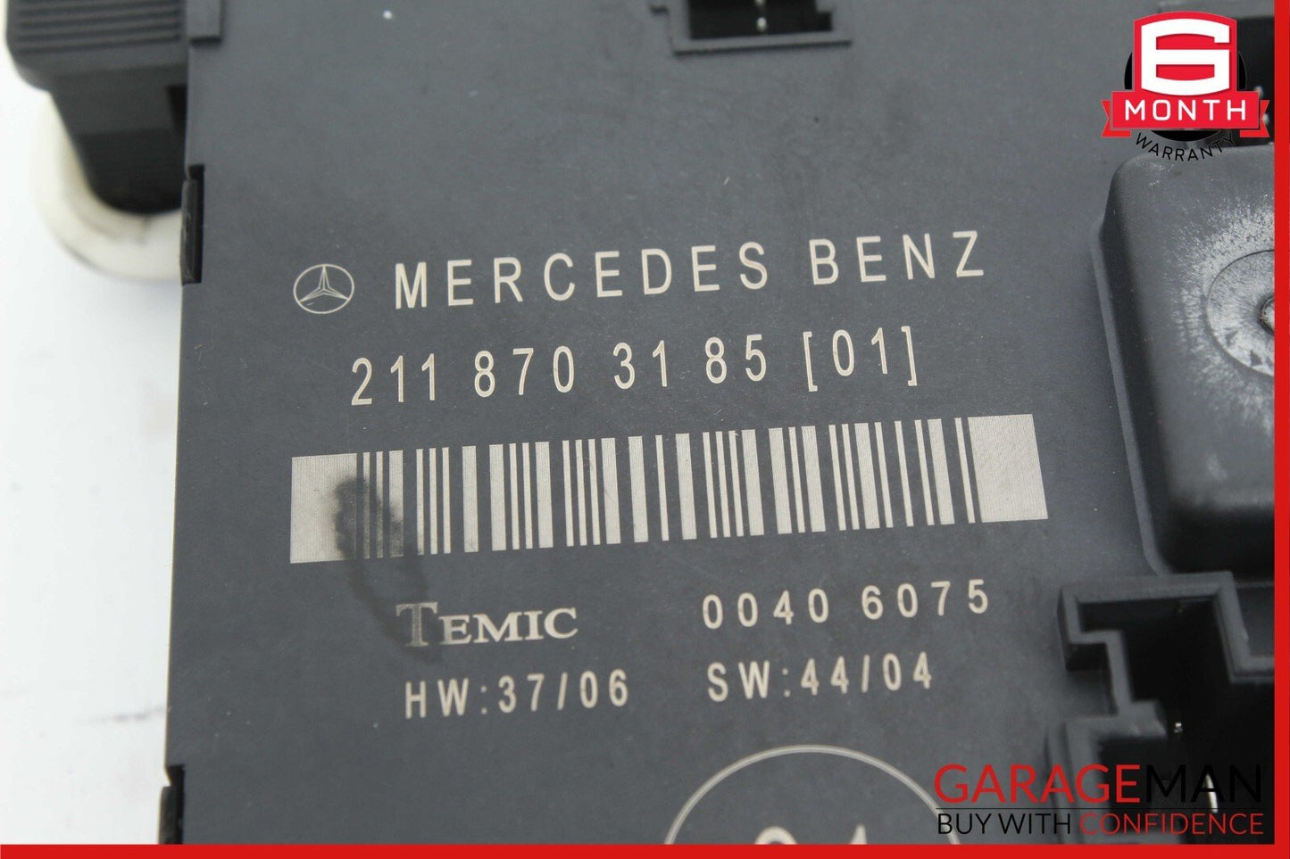 03-09 Mercedes W211 E63 AMG E320 E550 Rear Left Side Door Control Module Unit