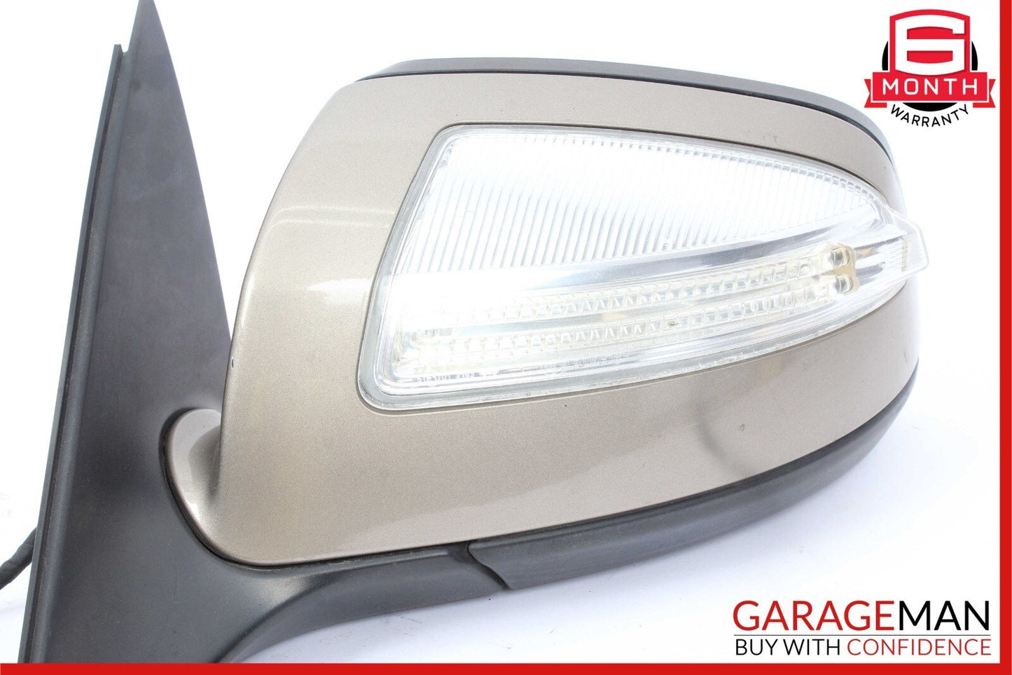 08-09 Mercedes W204 C280 C63 AMG Front Left Side Mirror Rear View Door Beige
