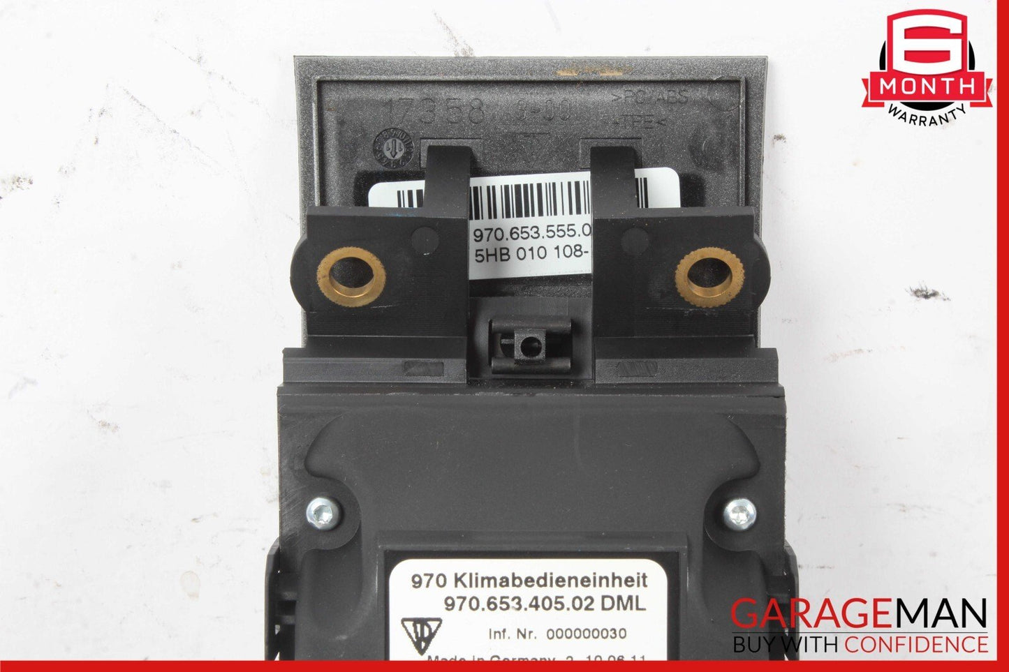 10-13 Porsche Panamera 970 Rear Seat Heater Door Switch Lock Controls Assy