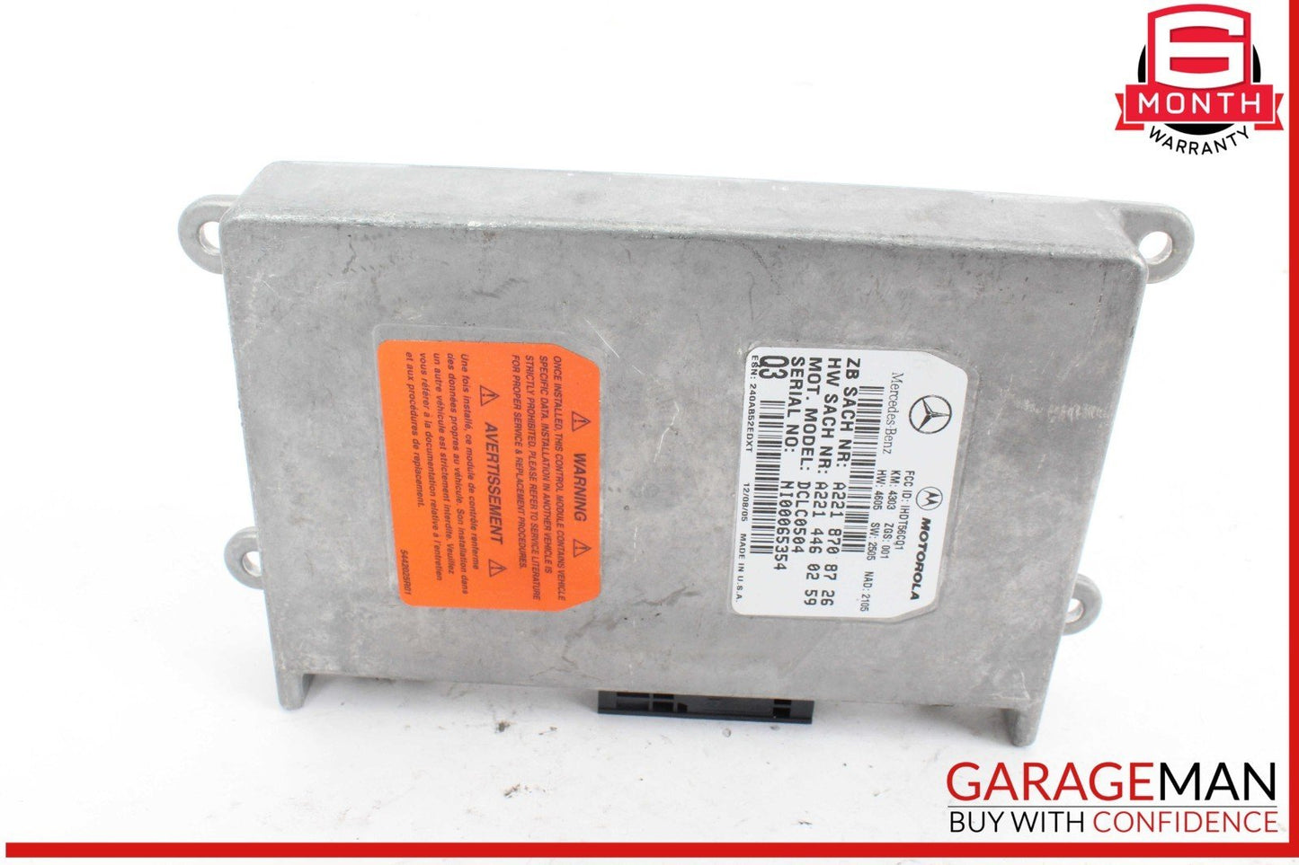 Mercedes W219 CLS500 ML350 Voice Communication Control Module 2218708726 OEM