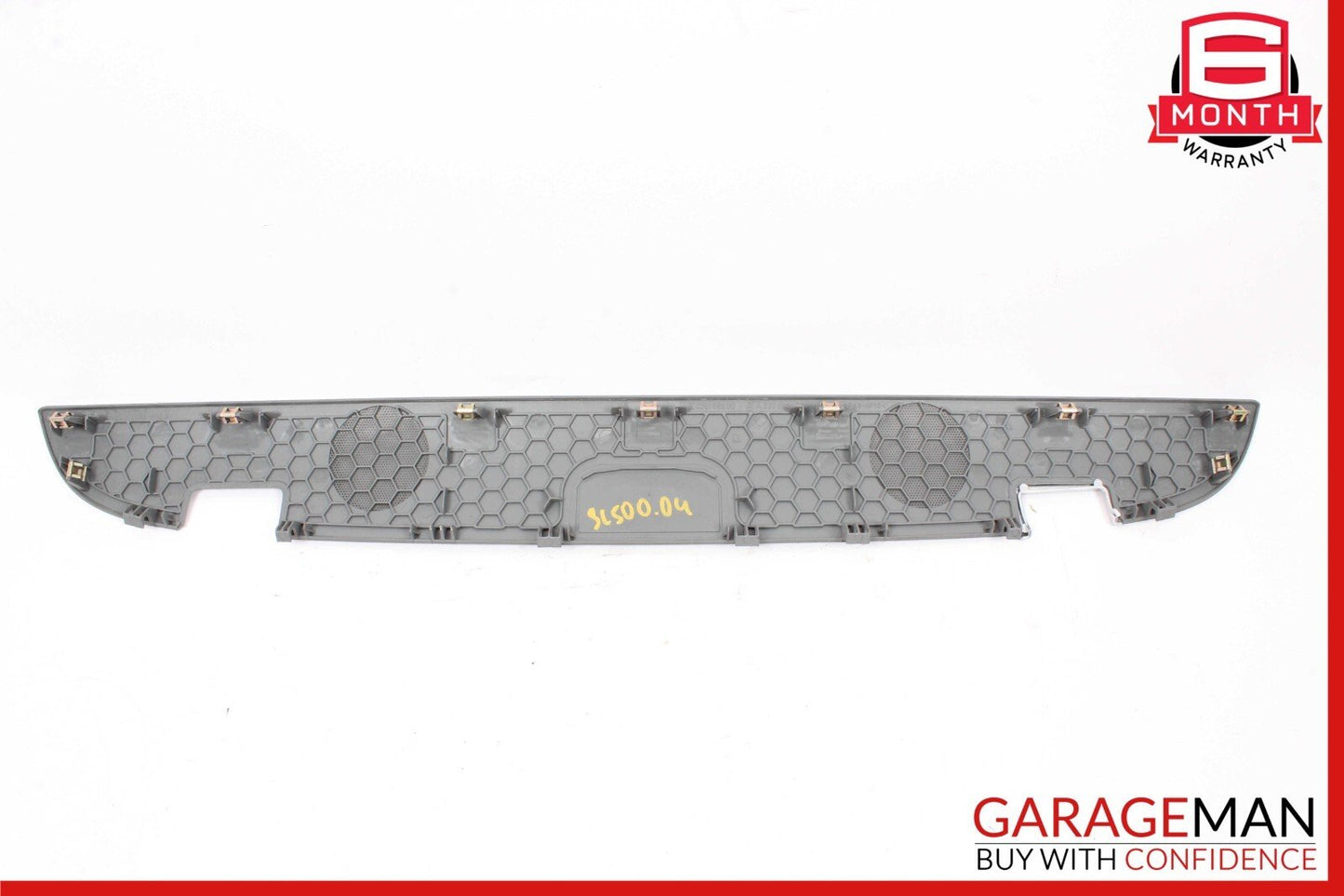 03-12 Mercedes R230 SL500 SL550 Rear Deck Speaker Cover Trim Panel Gray OEM