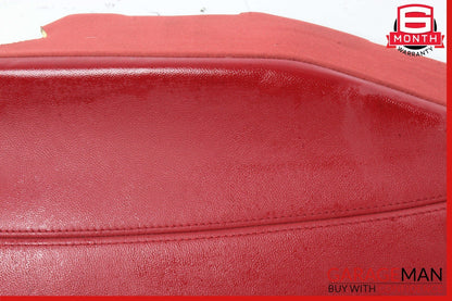17-22 Alfa Romeo Giulia Rear Left Side Seat Bolster Cushion Red OEM