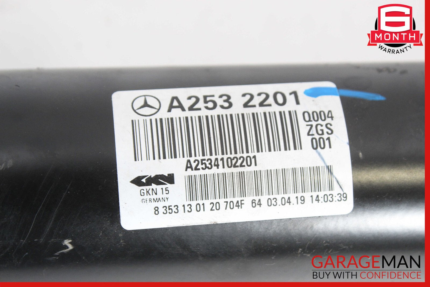 16-22 Mercedes X253 GLC300 Rear Axle Driveshaft Drive Shaft Propeller OEM