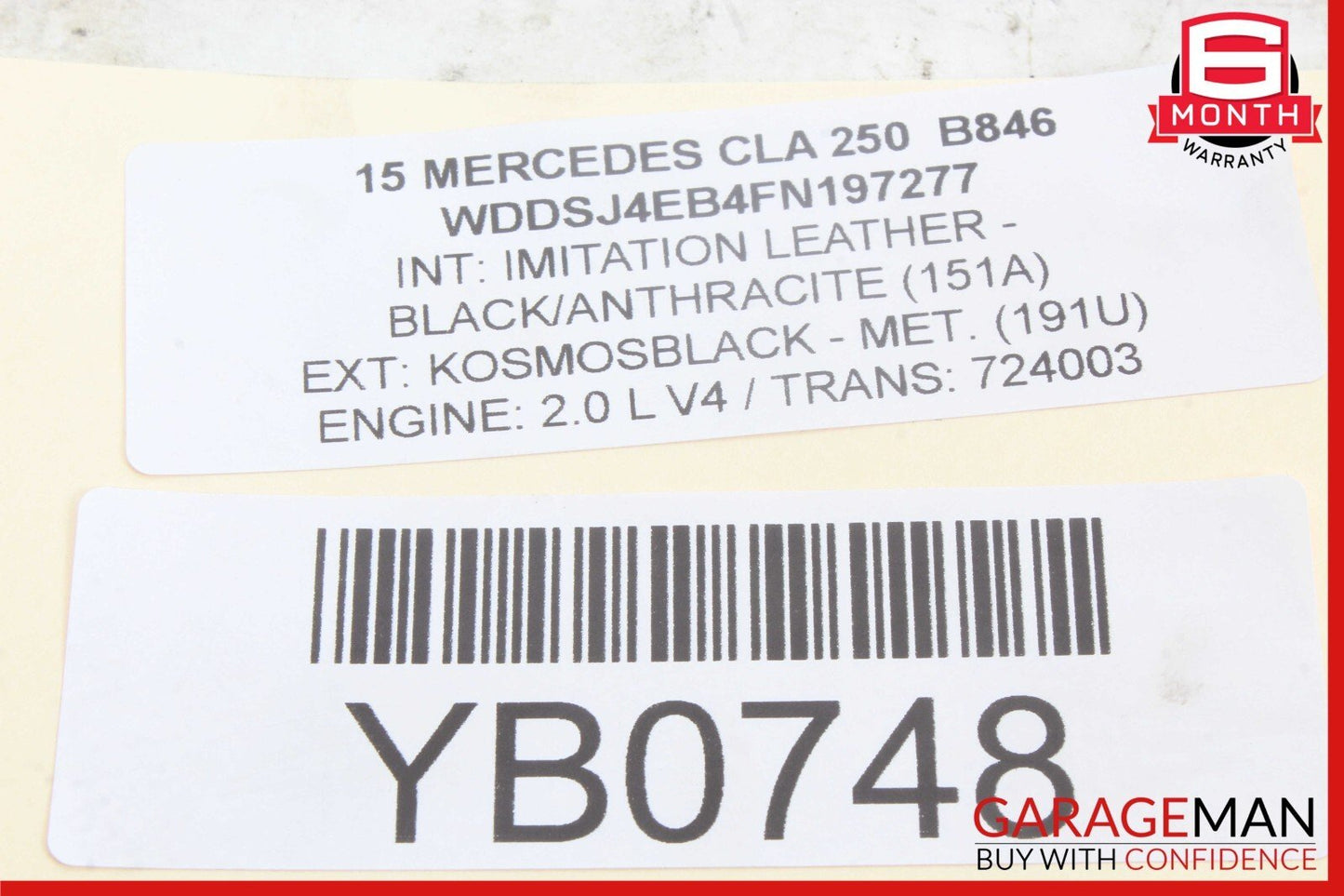 14-19 Mercedes W117 CLA250 Front Center AC A/C Air Vent Nozzle Trim Grill OEM