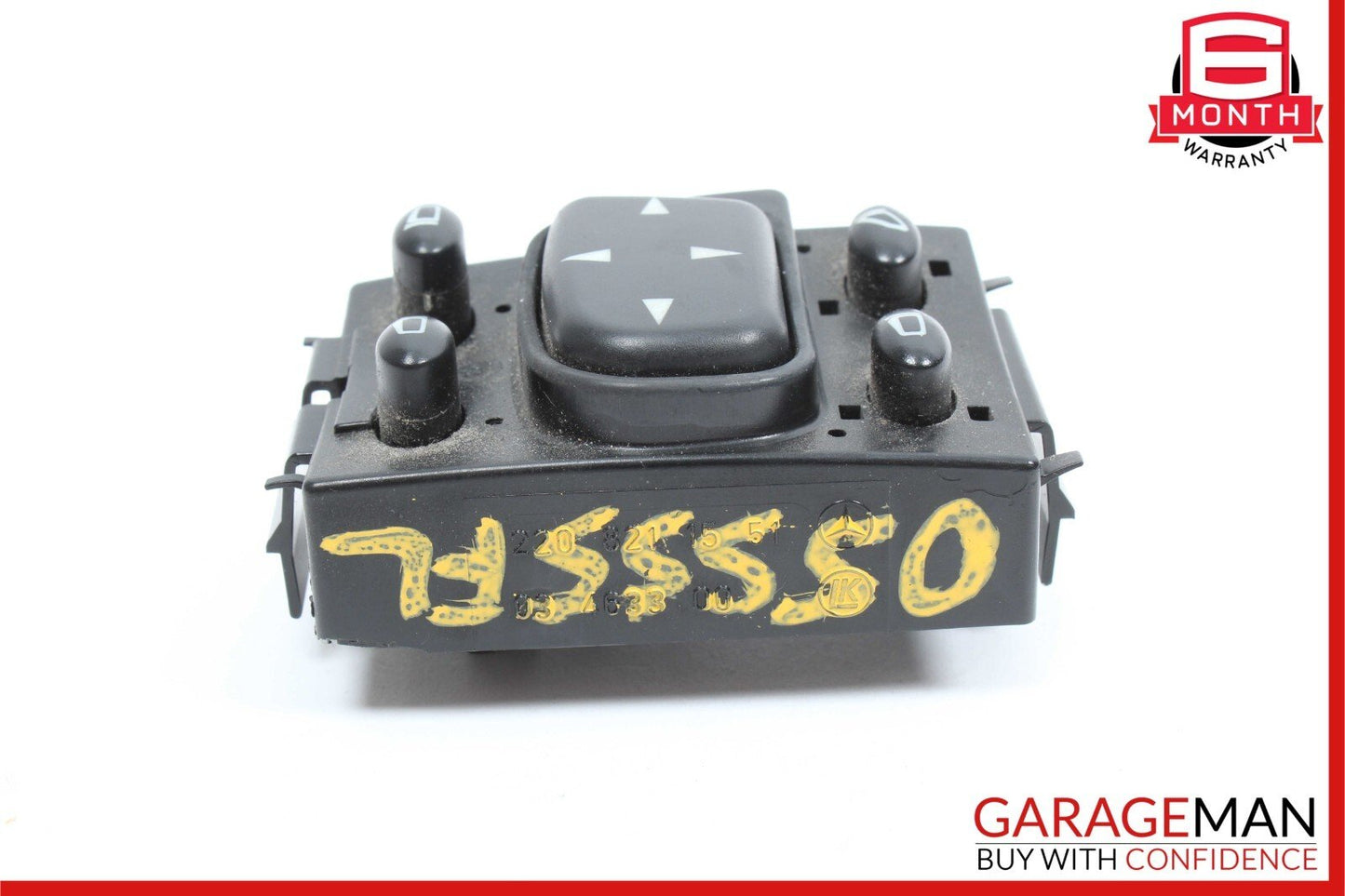 00-06 Mercedes W220 S55 AMG Front Left Rear View Mirror Adjust Switch Button OEM