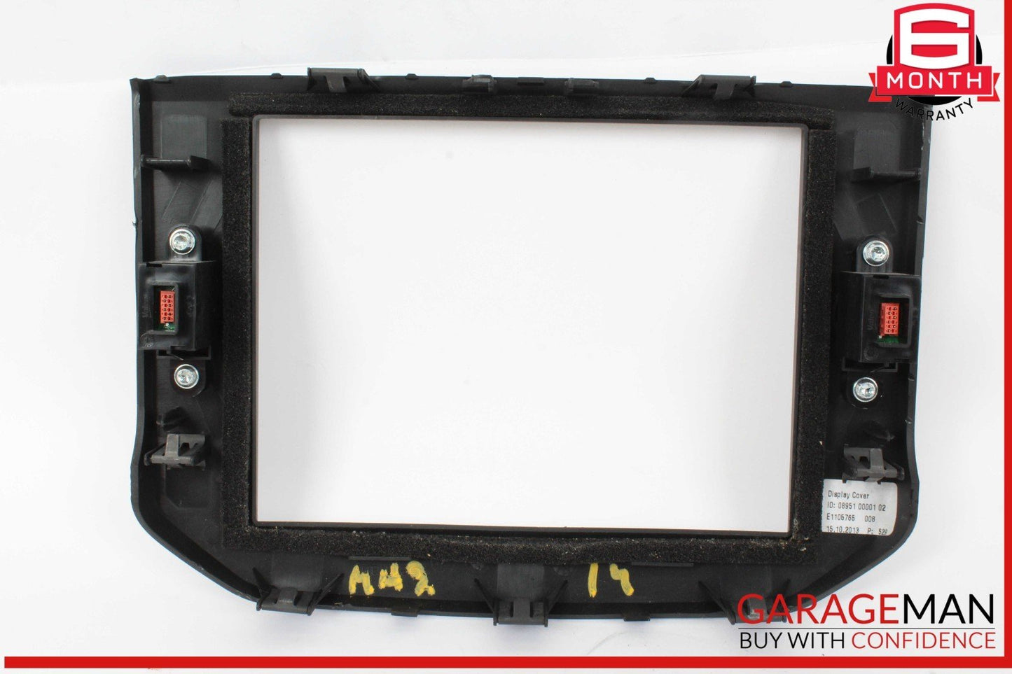 14-17 Maserati Ghibli S Dashboard Dash Display Screen Trim Bezel Cover Black OEM