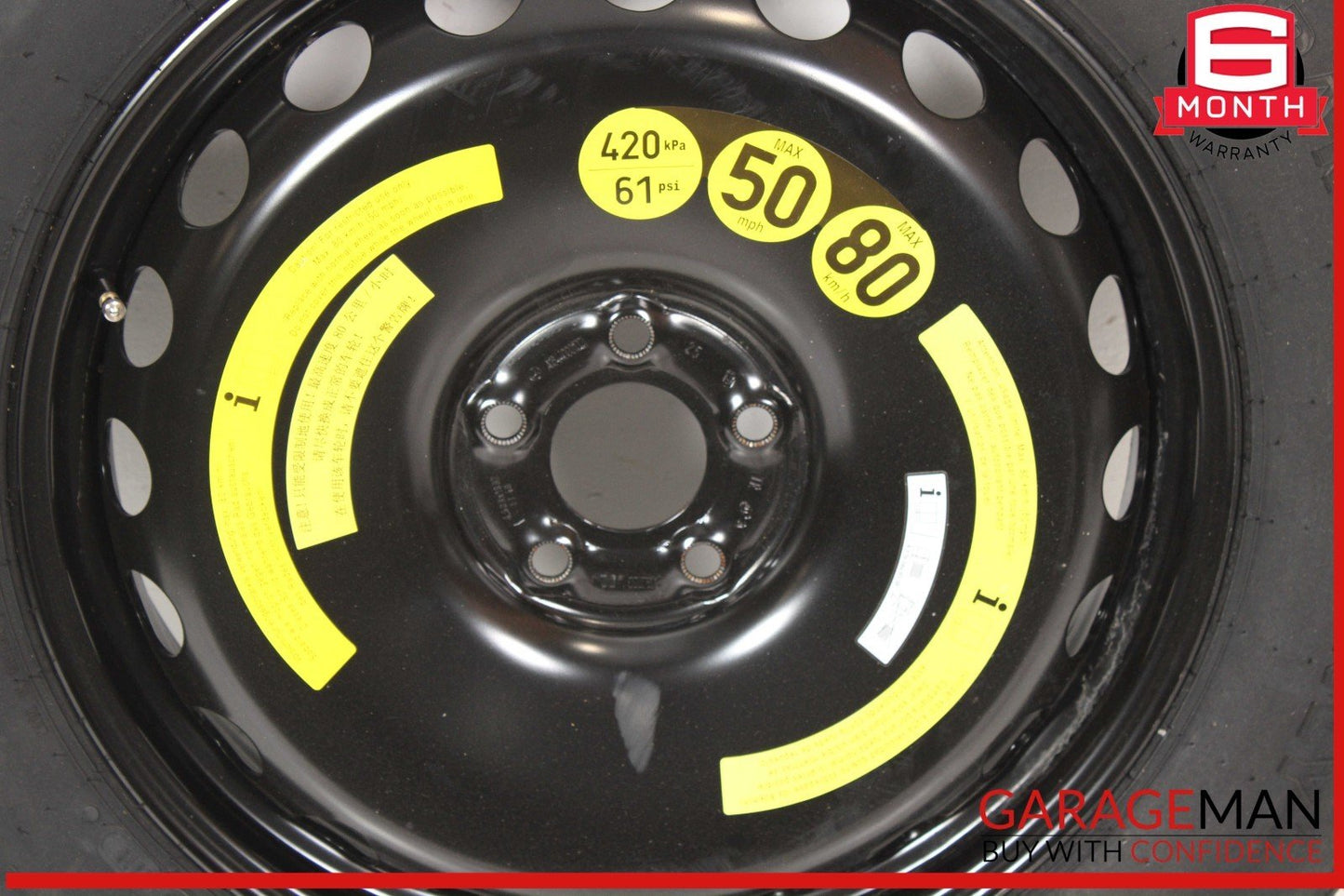 07-20 Mercedes X164 GL450 ML550 Emergency Spare Tire Wheel Donut Rim 19" 19 OEM
