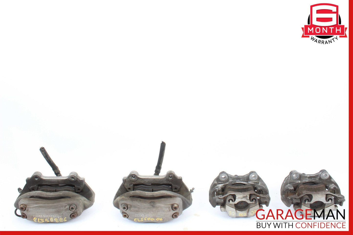 06-11 Mercedes W219 CLS500 Complete Front & Rear Brake Caliper Calipers Set OEM
