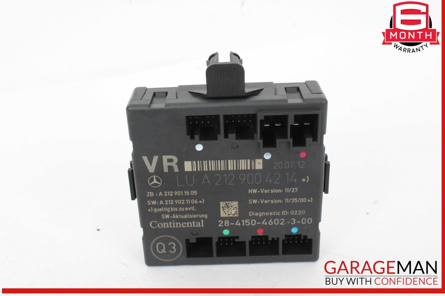 08-18 Mercedes R172 SLK250 E350 Front Right Side Door Control Module OEM