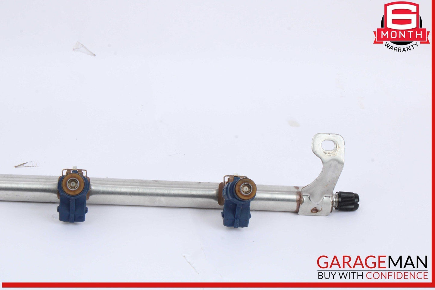 03-06 Porsche Cayenne S 955 4.5L V8 Fuel Injector Line Rail w/ Injectors OEM