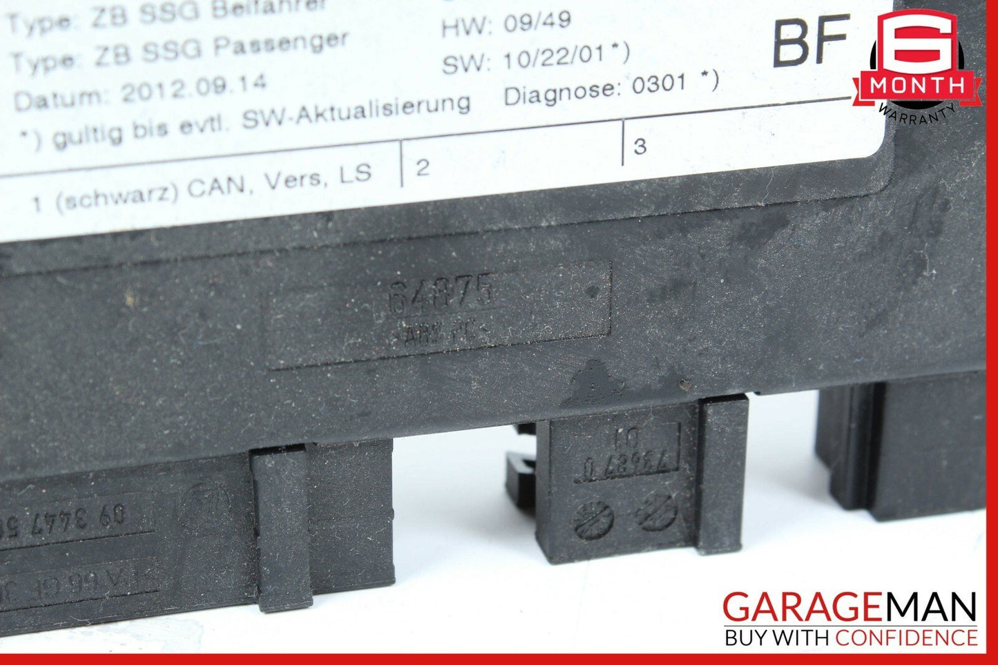 08-20 Mercedes R172 SLK250 C300 Front Right Passenger Side Seat Control Module