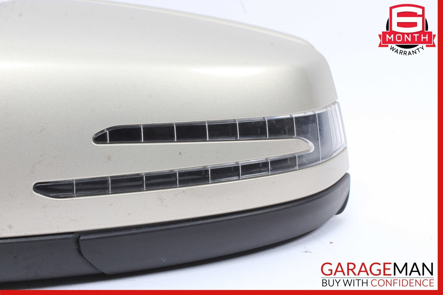 10-11 Mercedes W204 C300 C350 Front Left Side Mirror Door Rear View Pearl Beige