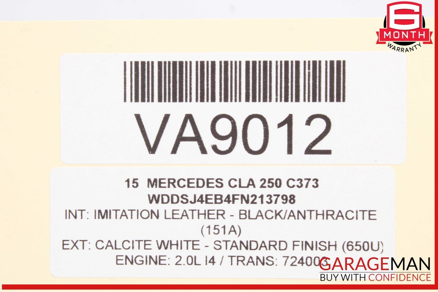 14-19 Mercedes W117 CLA250 Rear Left or Right Side Forward Wishbone Control Arm