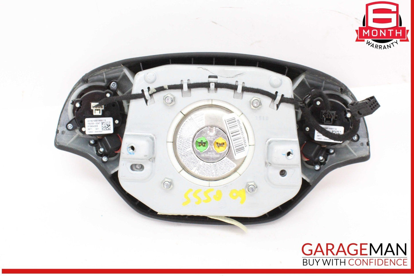07-10 Mercedes W221 S550 CL550 Steering Wheel Airbag Air Bag Black OEM