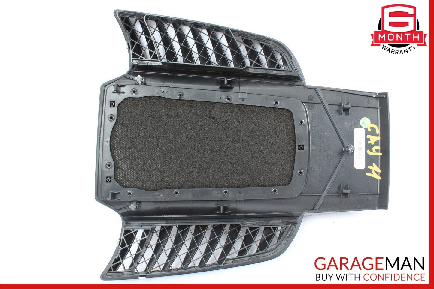 11-18 Porsche Cayenne 958 S Center Dash Speaker Trim Cover Black OEM