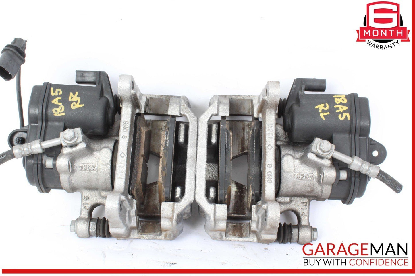 17-24 Audi A5 A4 Rear Left and Rear Right Side Brake Caliper Calipers OEM