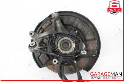 03-12 Mercedes R230 SL500 Rear Left Side Spindle Knuckle Hub w/ Rotor Disc OEM