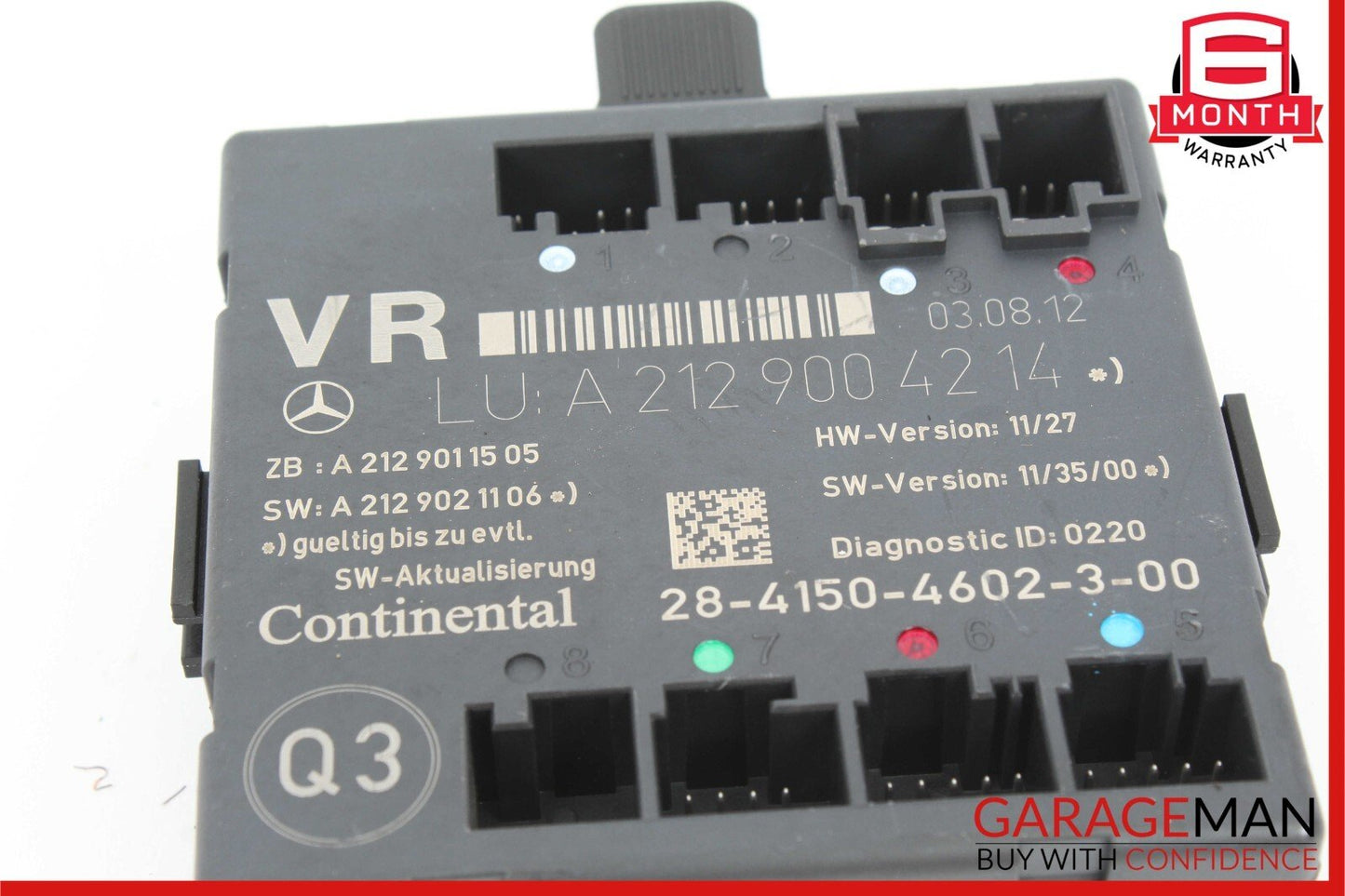 08-14 Mercedes-Benz C250 W204 Right Front Door Control Module 2129004214 OEM
