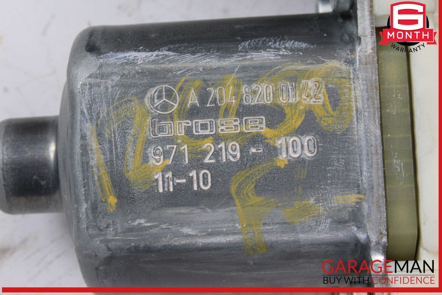 08-14 Mercedes W204 C250 Front Left Driver Side Door Window Regulator Motor OEM