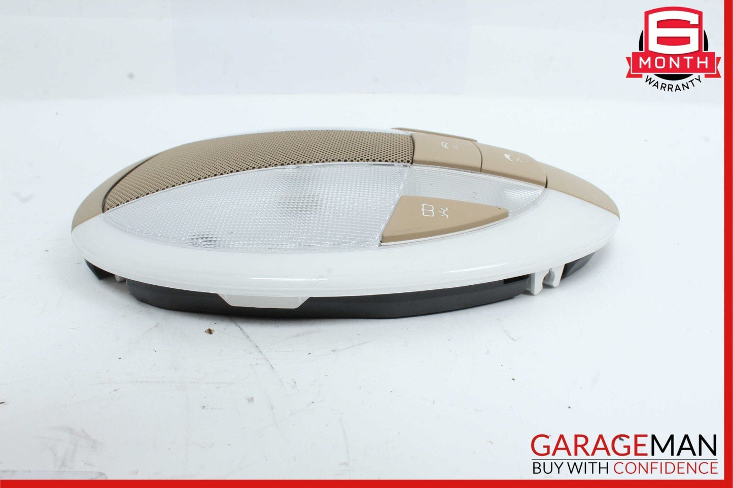 03-11 Mercedes W219 CLS500 E350 Rear Upper Overhead Dome Light Reading Map Brown